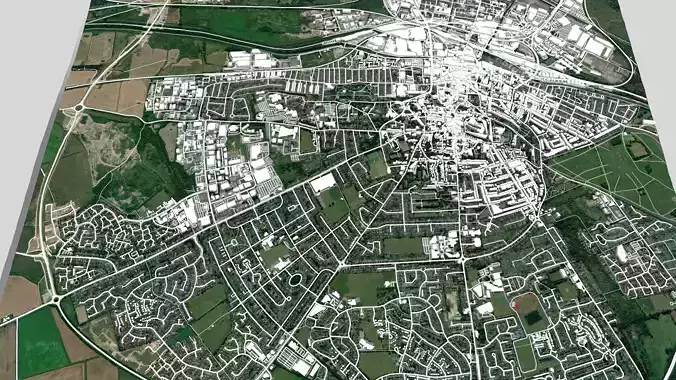 Cityscape Lincoln Great Britain