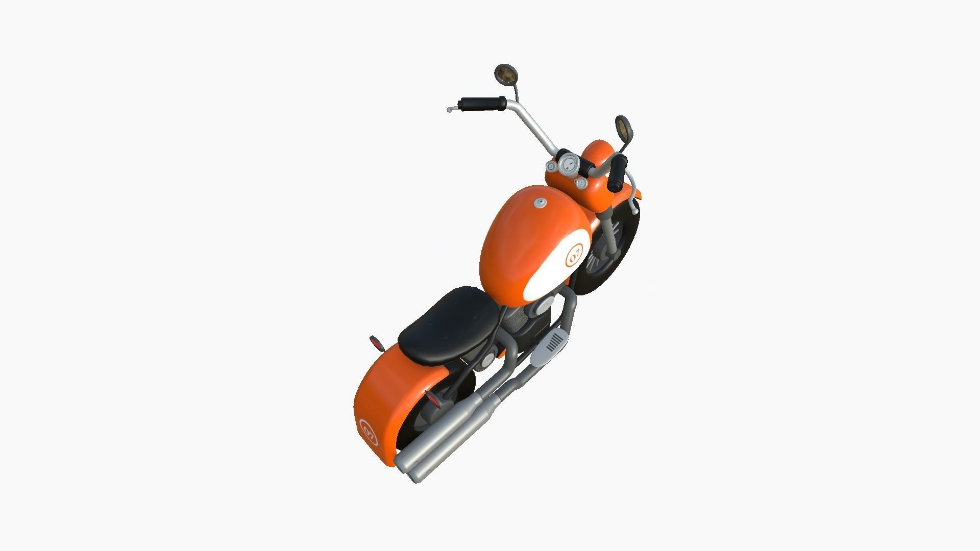 10 Cartoon Karts Orange Collection - Vehicle Racing Design _88