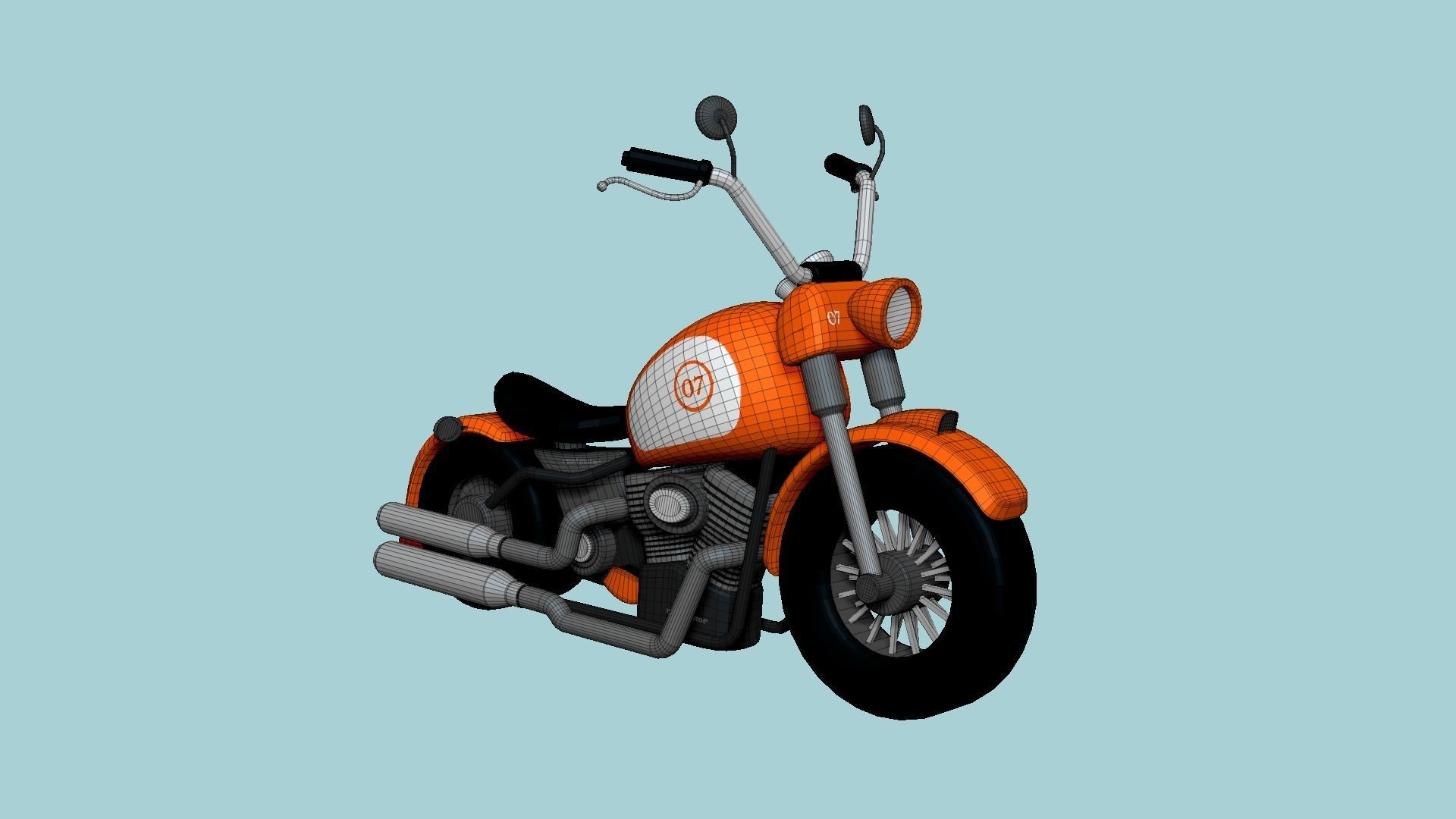 10 Cartoon Karts Orange Collection - Vehicle Racing Design _91