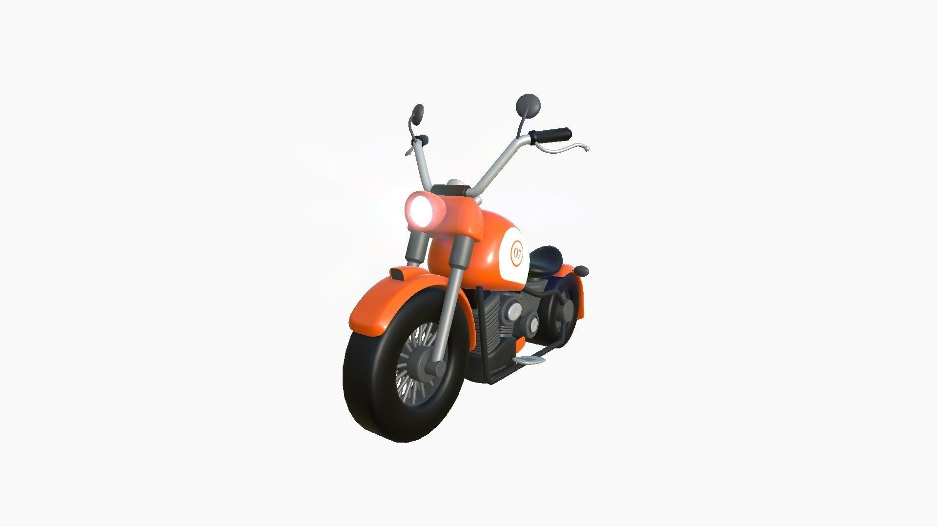 10 Cartoon Karts Orange Collection - Vehicle Racing Design _87