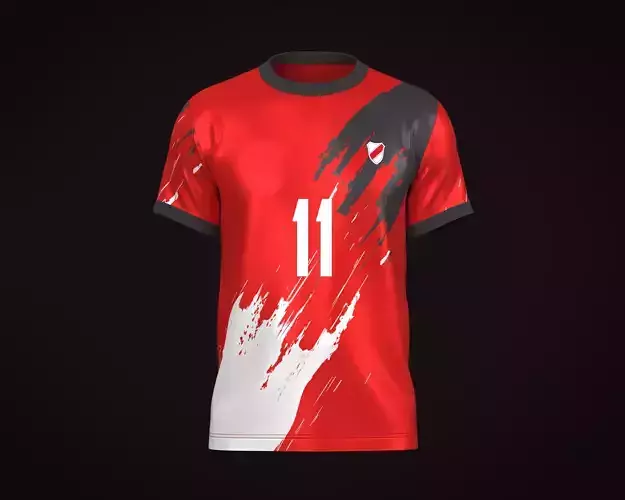 Soccer Football Red color Jersey Player-11