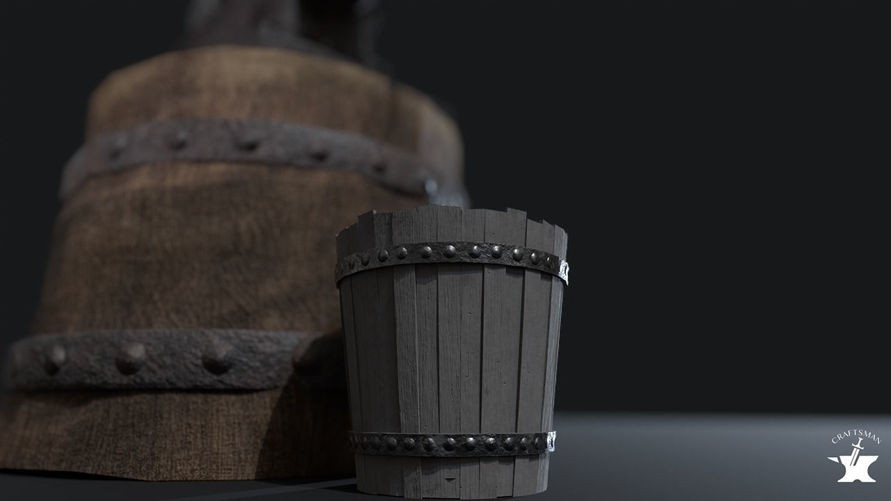 Anvil Forge Pack Low-poly 3D model_5