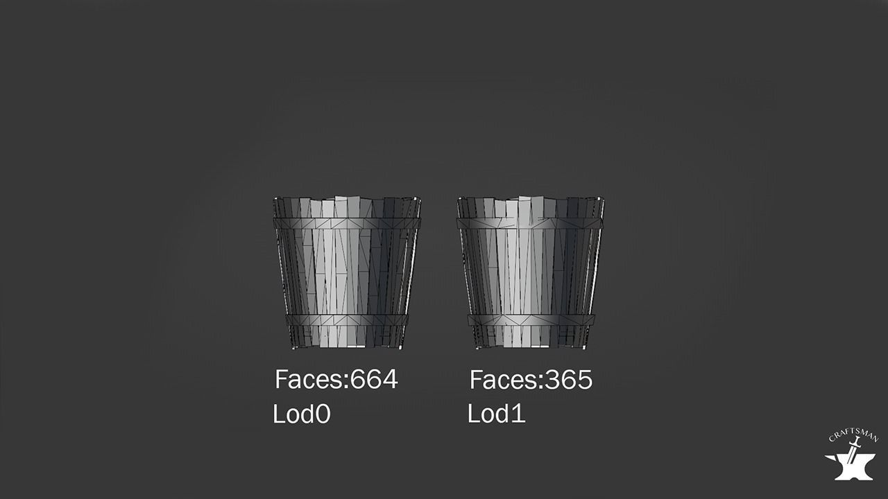 Anvil Forge Pack Low-poly 3D model_13