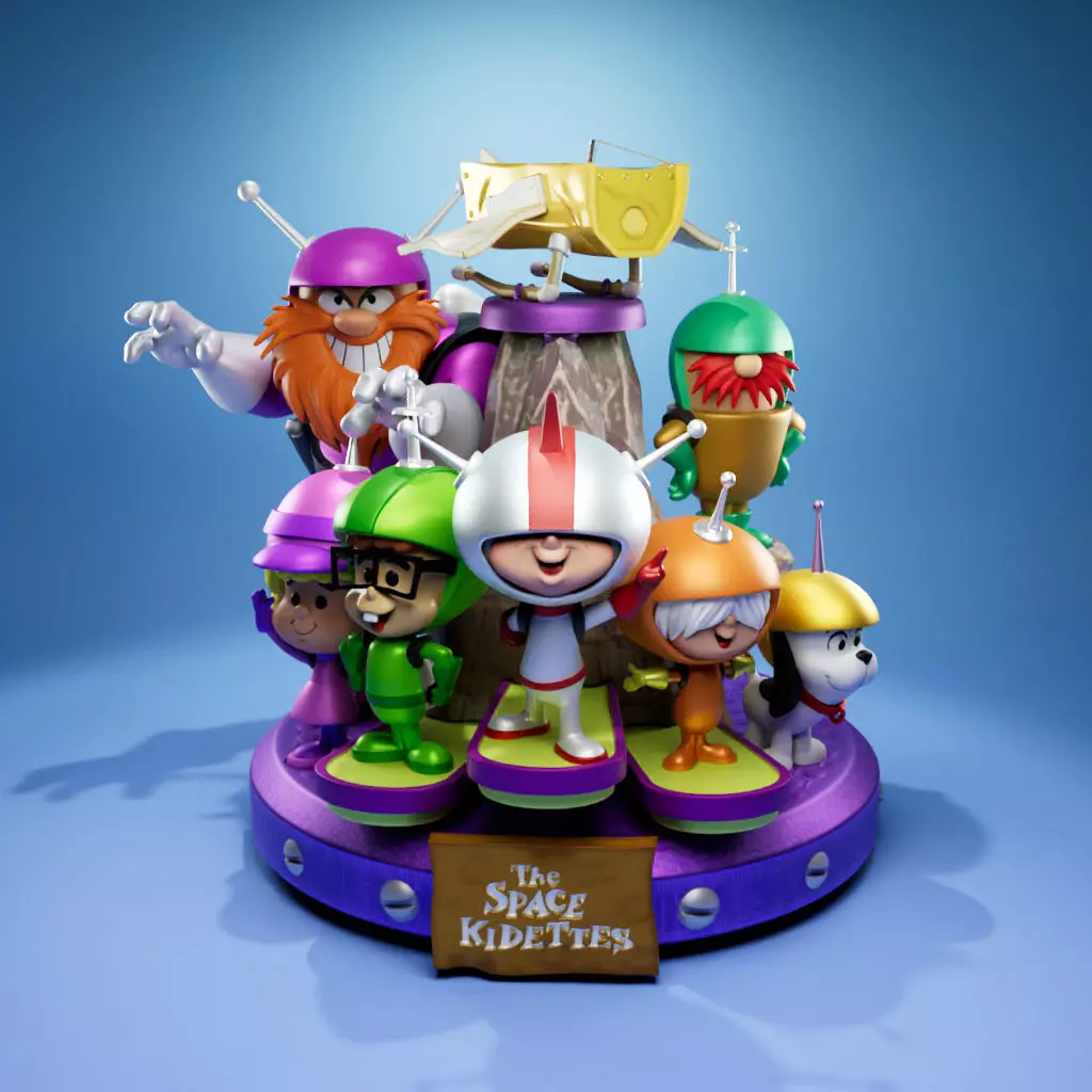 Space Kidettes - Epic Diorma -Special Edition 3D print model