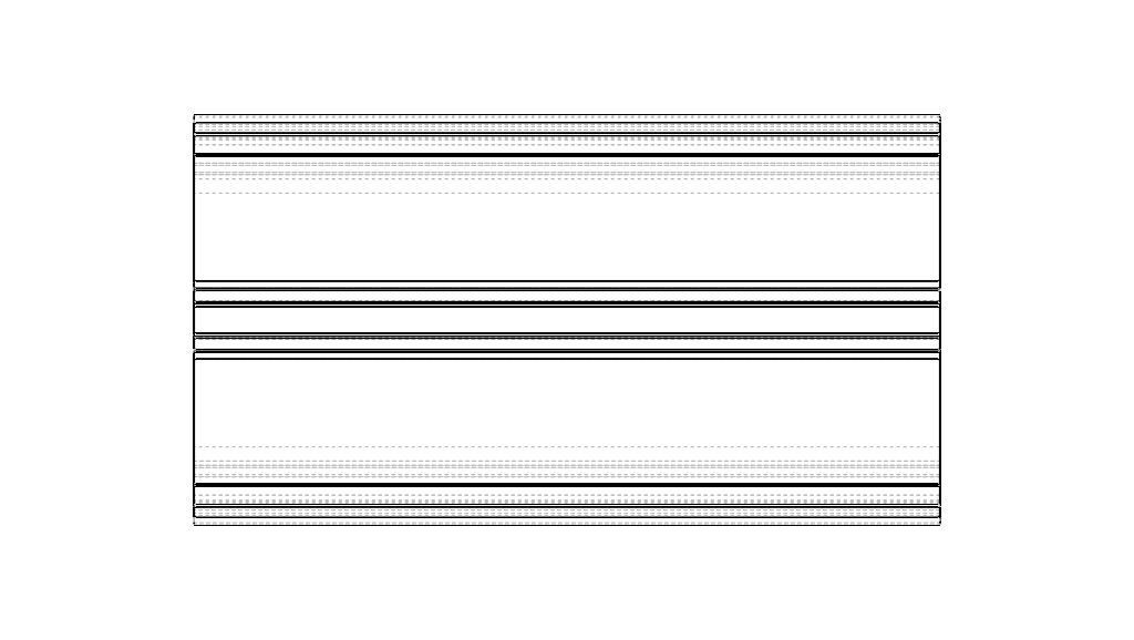 Aluminum Extruded Intermediate Horizontal Mullions MOD AL-056cw Low-poly 3D model_14