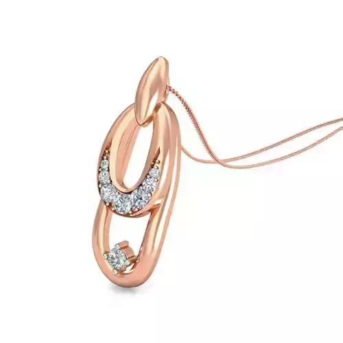 Light wt Diamond Charms Pendant 3dm stl render Detail