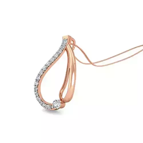 Light wt Diamond Charms Pendant 3dm stl render Detail