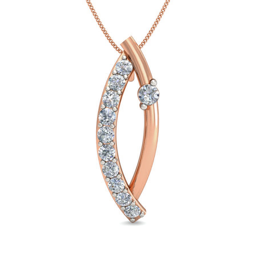 Light wt Diamond Charms Pendant 3dm stl render Detail 3D print model_1