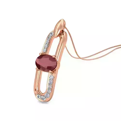 Light wt Diamond Charms Pendant 3dm stl render Detail