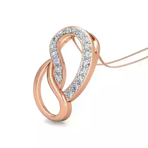 Light wt Diamond Charms Pendant 3dm stl render Detail