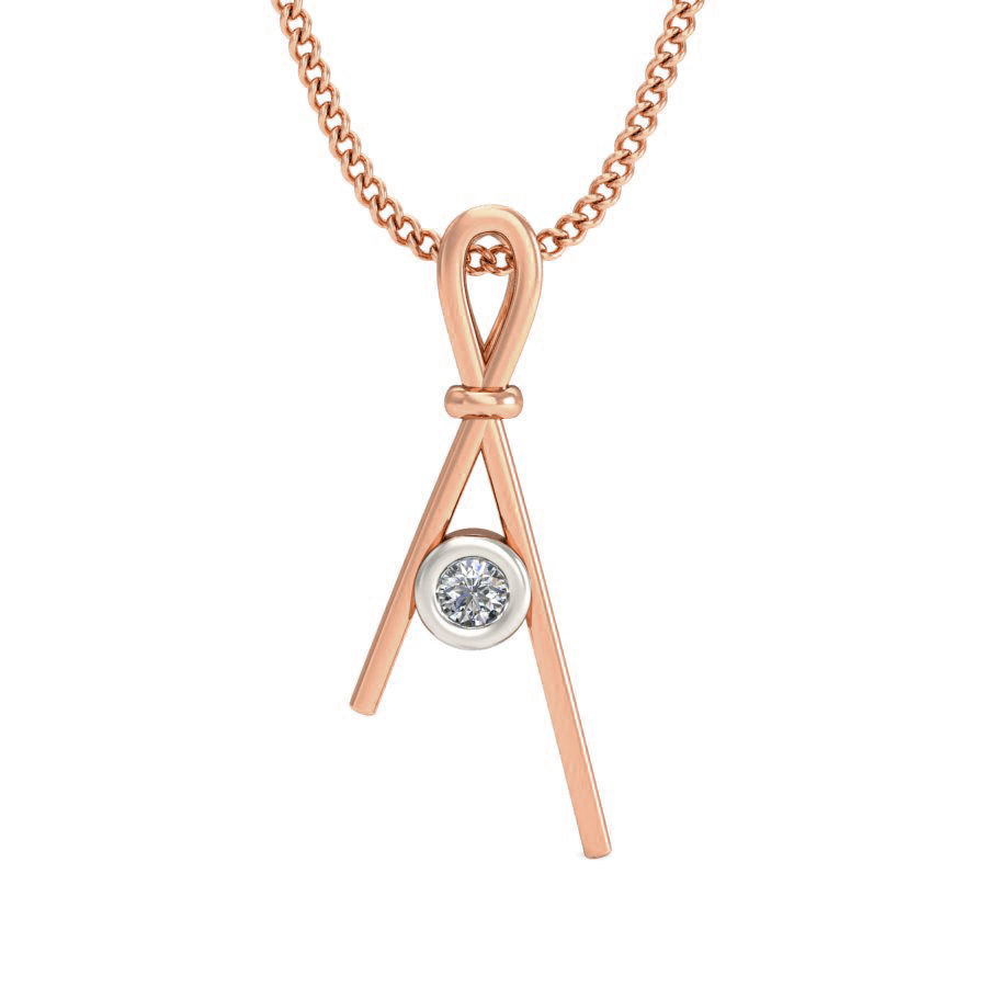 Light wt Diamond Charms Pendant 3dm stl render Detail 3D print model_2