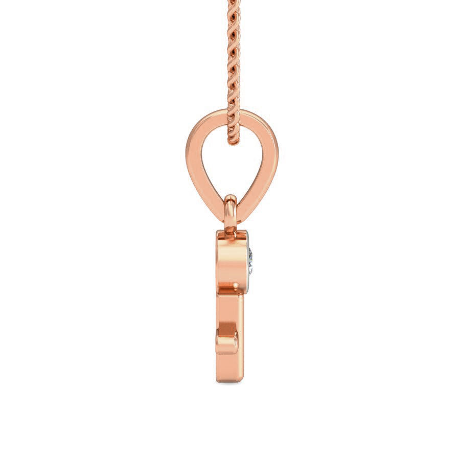 Light wt Diamond Charms Pendant 3dm stl render Detail 3D print model_4