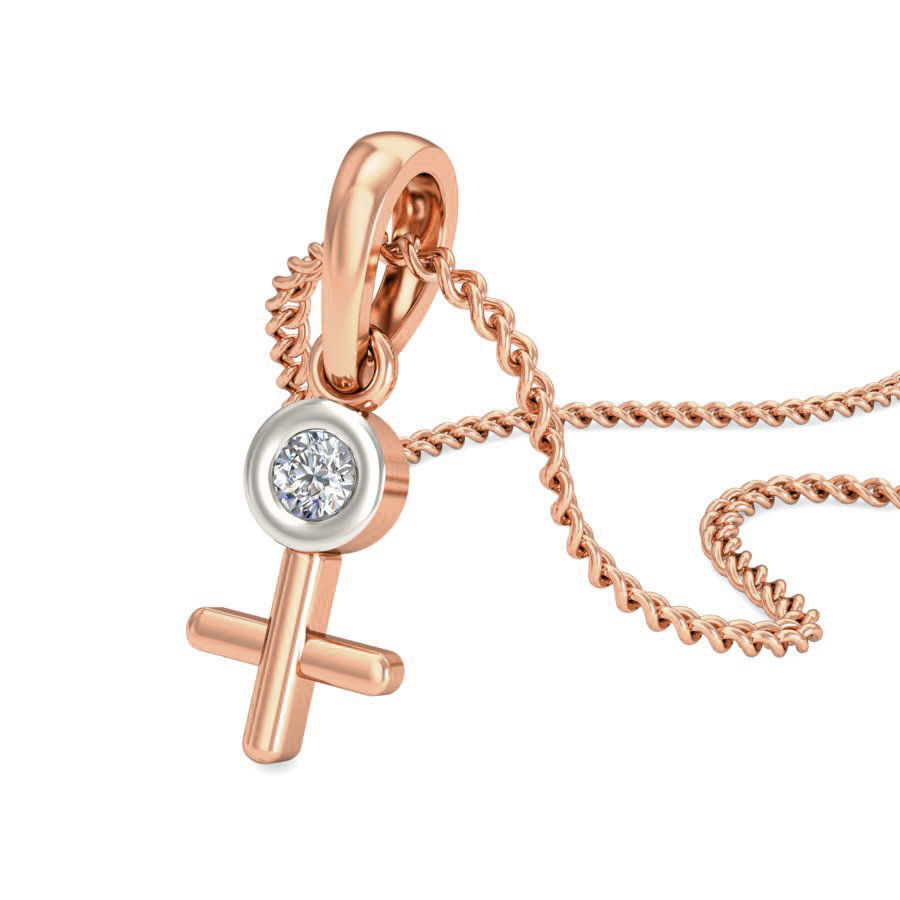 Light wt Diamond Charms Pendant 3dm stl render Detail 3D print model_7