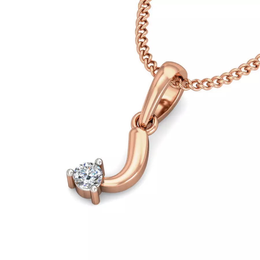 Light wt Diamond Charms Pendant 3dm stl render Detail 3D print model_0