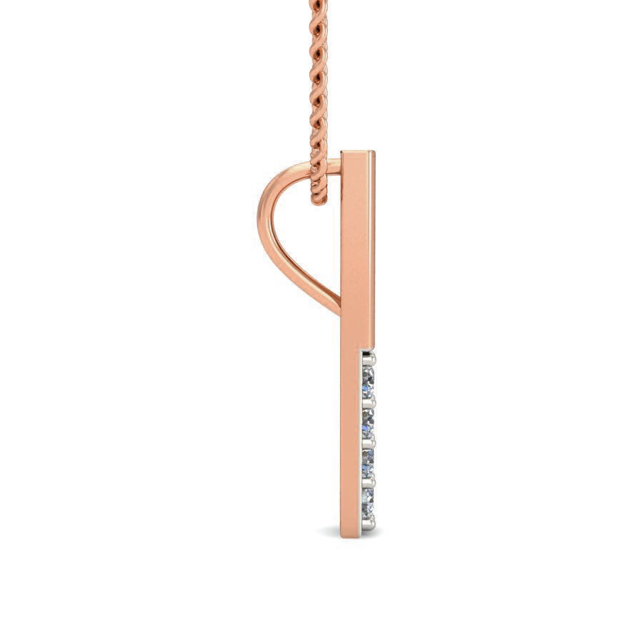 Light wt Diamond Charms Pendant 3dm stl render Detail 3D print model_1