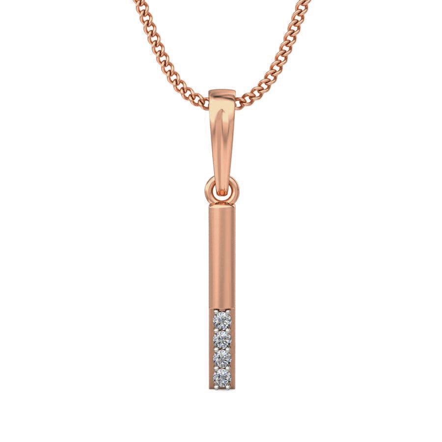 Light wt Diamond Charms Pendant 3dm stl render Detail 3D print model_7