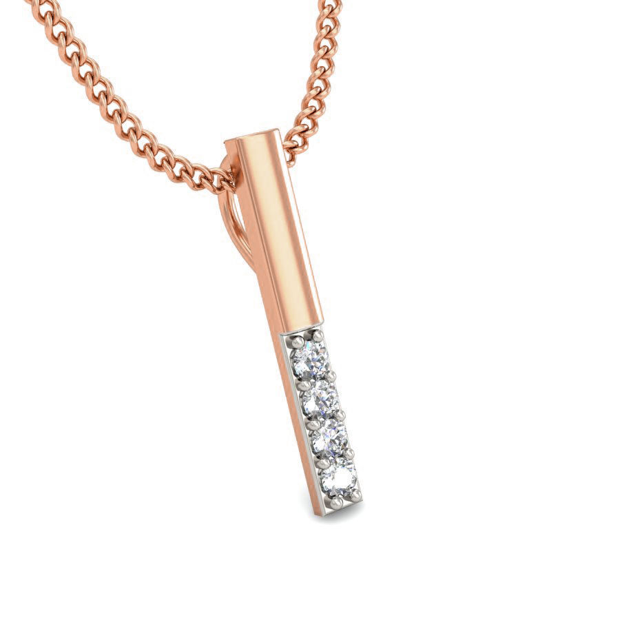 Light wt Diamond Charms Pendant 3dm stl render Detail 3D print model_3