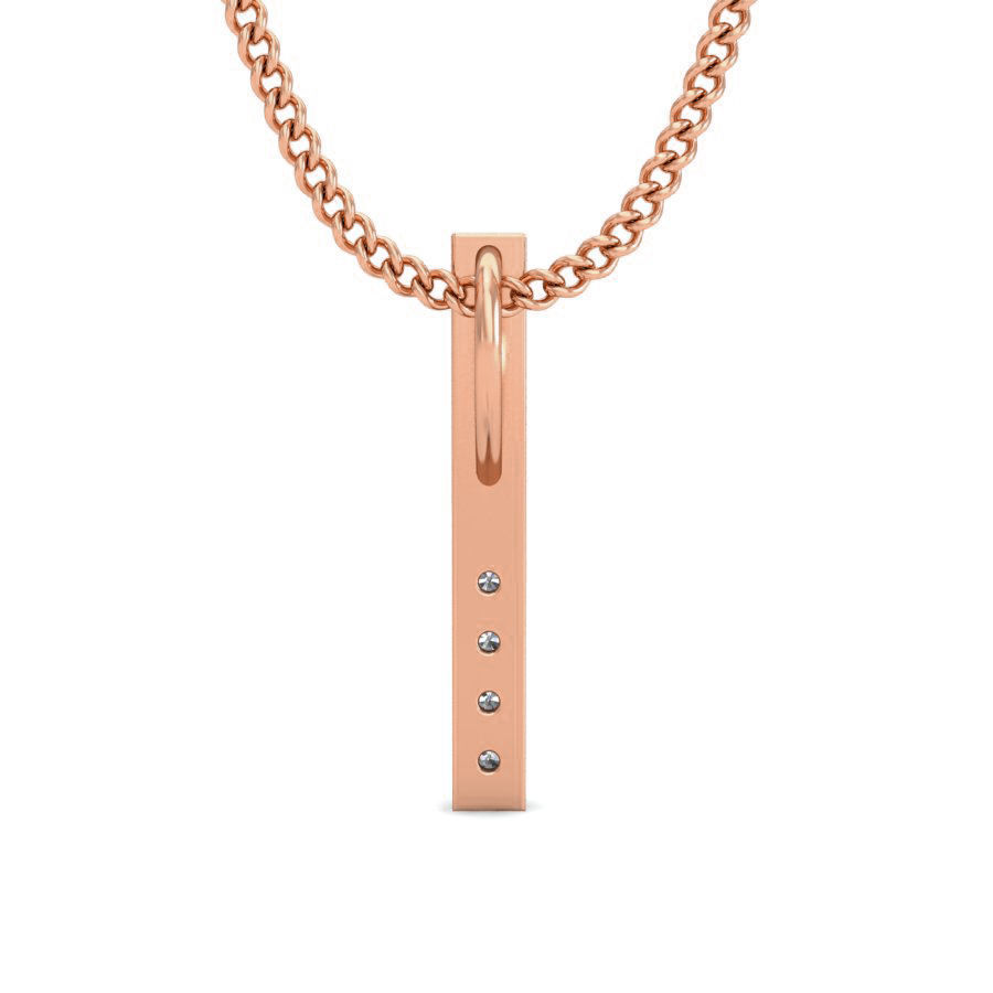 Light wt Diamond Charms Pendant 3dm stl render Detail 3D print model_2