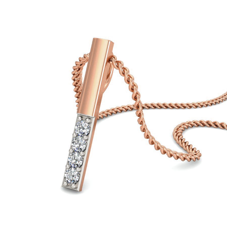 Light wt Diamond Charms Pendant 3dm stl render Detail 3D print model_6