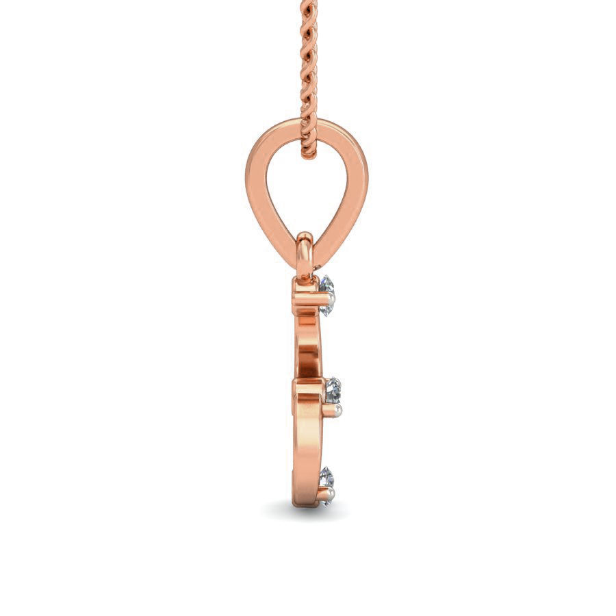 Light wt Diamond Charms Pendant 3dm stl render Detail 3D print model_1