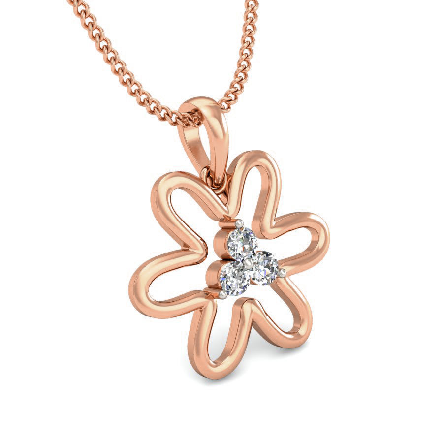 Light wt Diamond Charms Pendant 3dm stl render Detail 3D print model_3