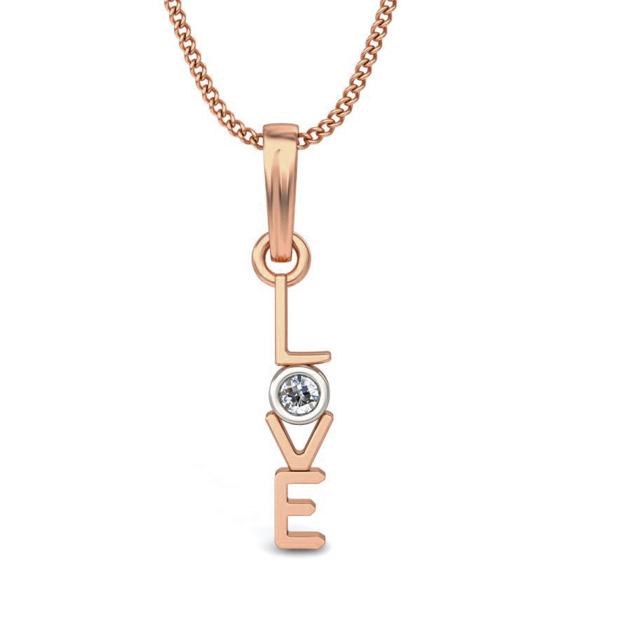 Light wt Diamond Charms Pendant 3dm stl render Detail 3D print model_2