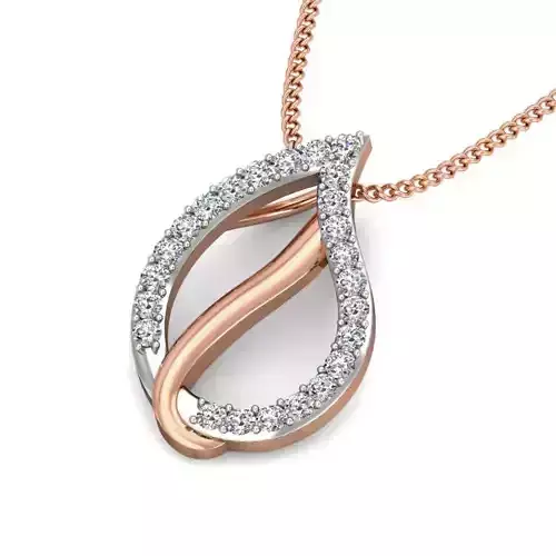 Light wt Diamond Charms Pendant 3dm stl render Detail