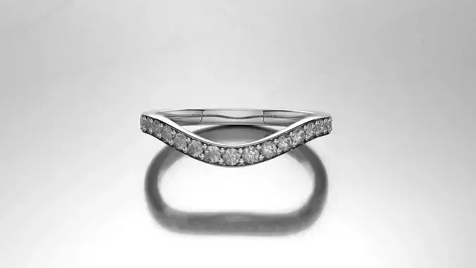 Ballerine Wedding Band