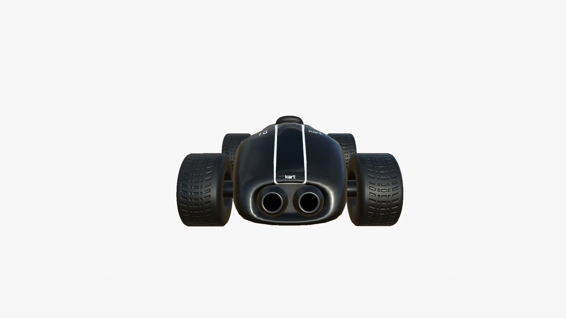 10 Cartoon Karts Black Collection - Vehicle Racing Design _52