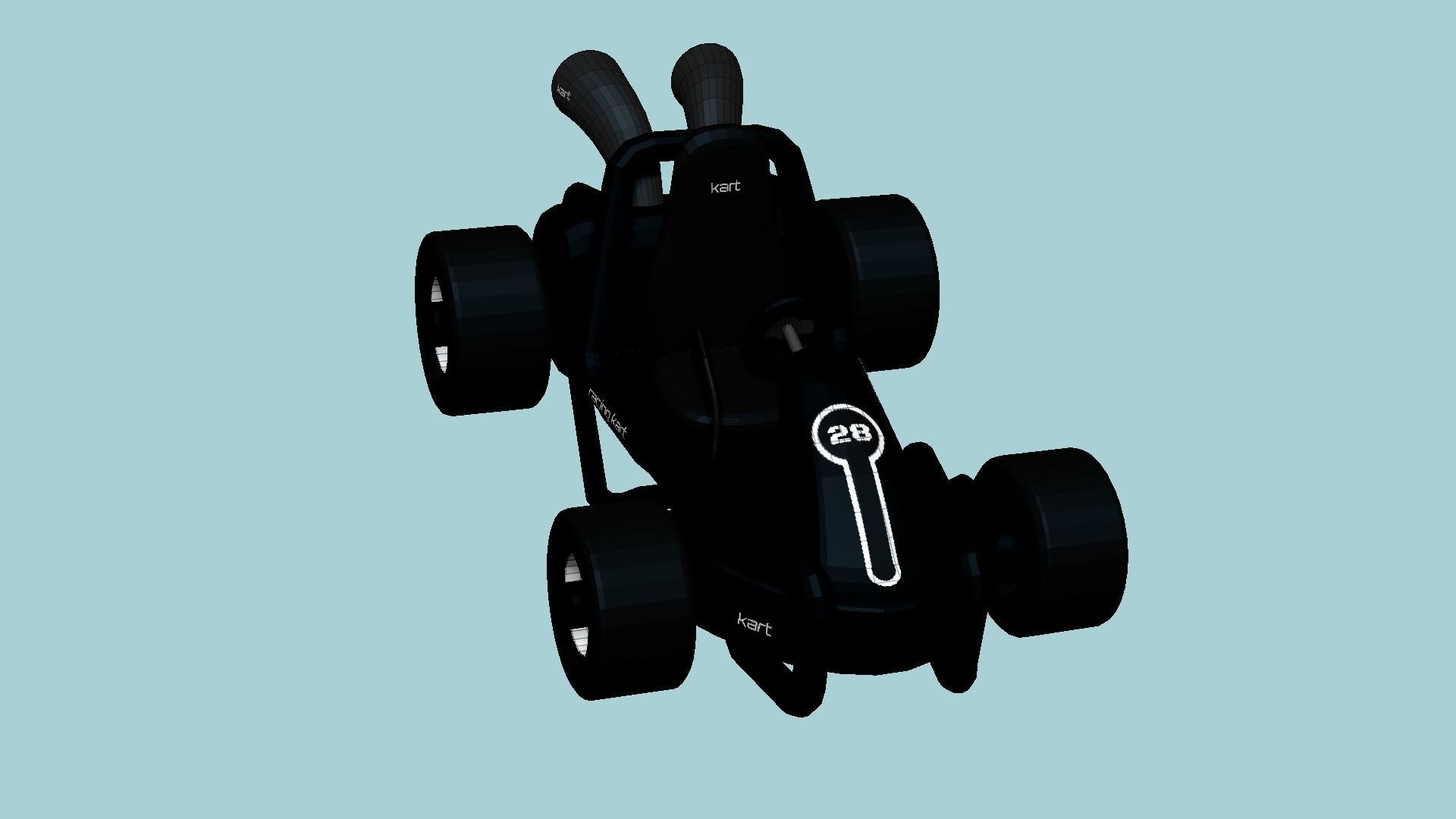 10 Cartoon Karts Black Collection - Vehicle Racing Design _67