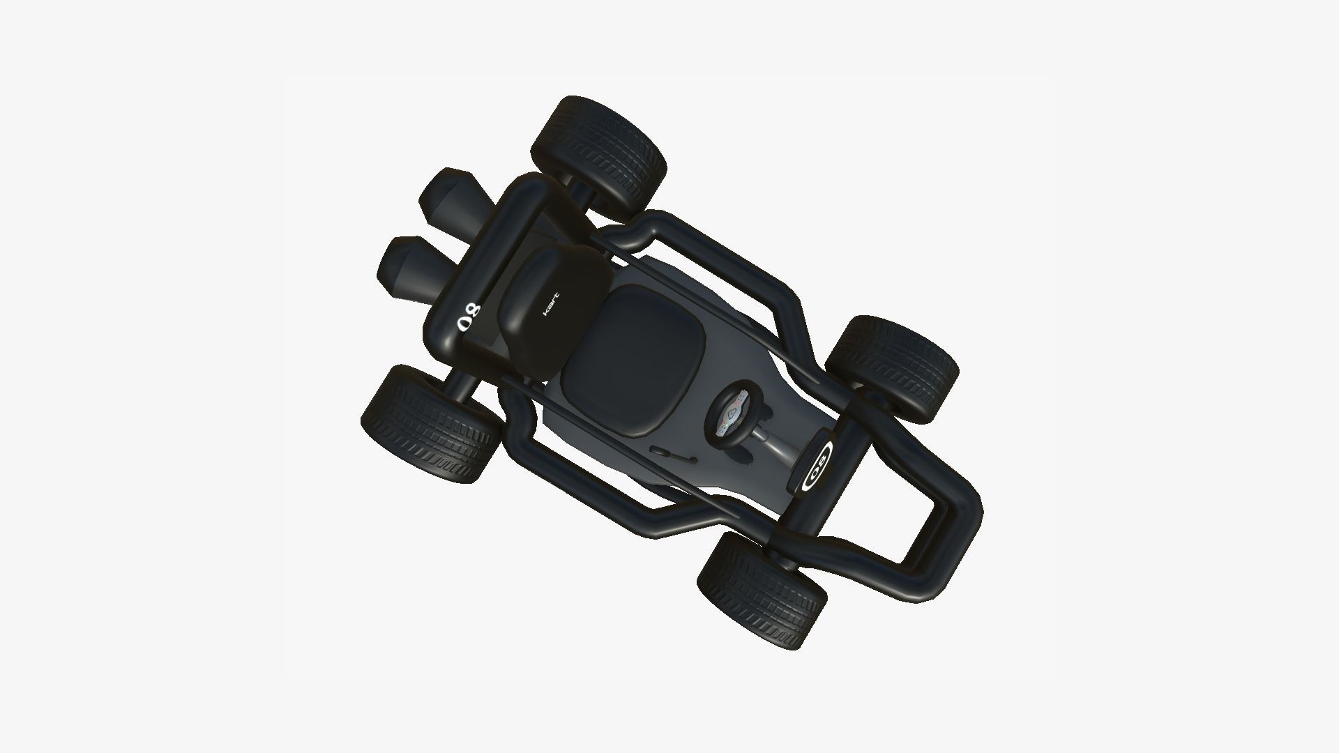 10 Cartoon Karts Black Collection - Vehicle Racing Design _69