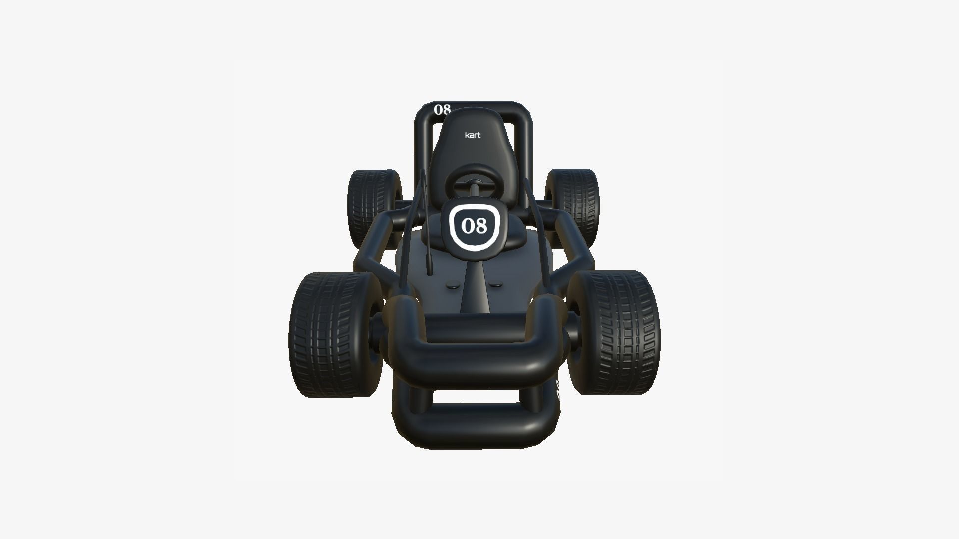 10 Cartoon Karts Black Collection - Vehicle Racing Design _71