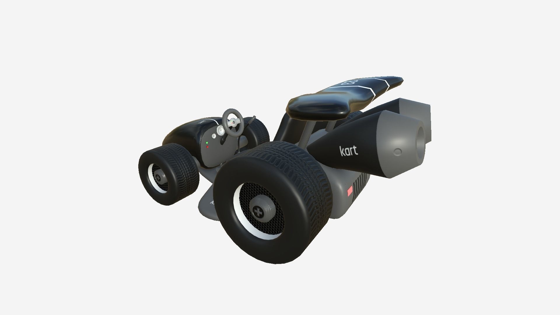 10 Cartoon Karts Black Collection - Vehicle Racing Design _15