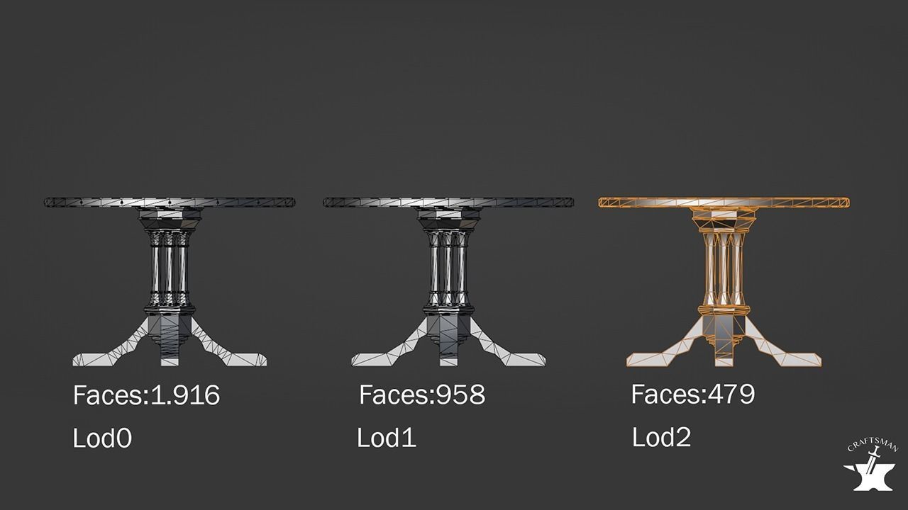 Medieval Props Pack Low-poly 3D model_7