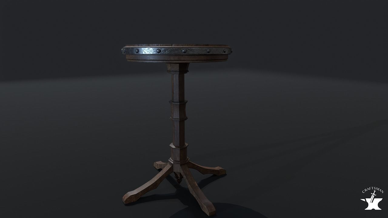 Medieval Props Pack Low-poly 3D model_5