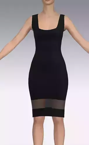 dress color and black color skirt  detail look 