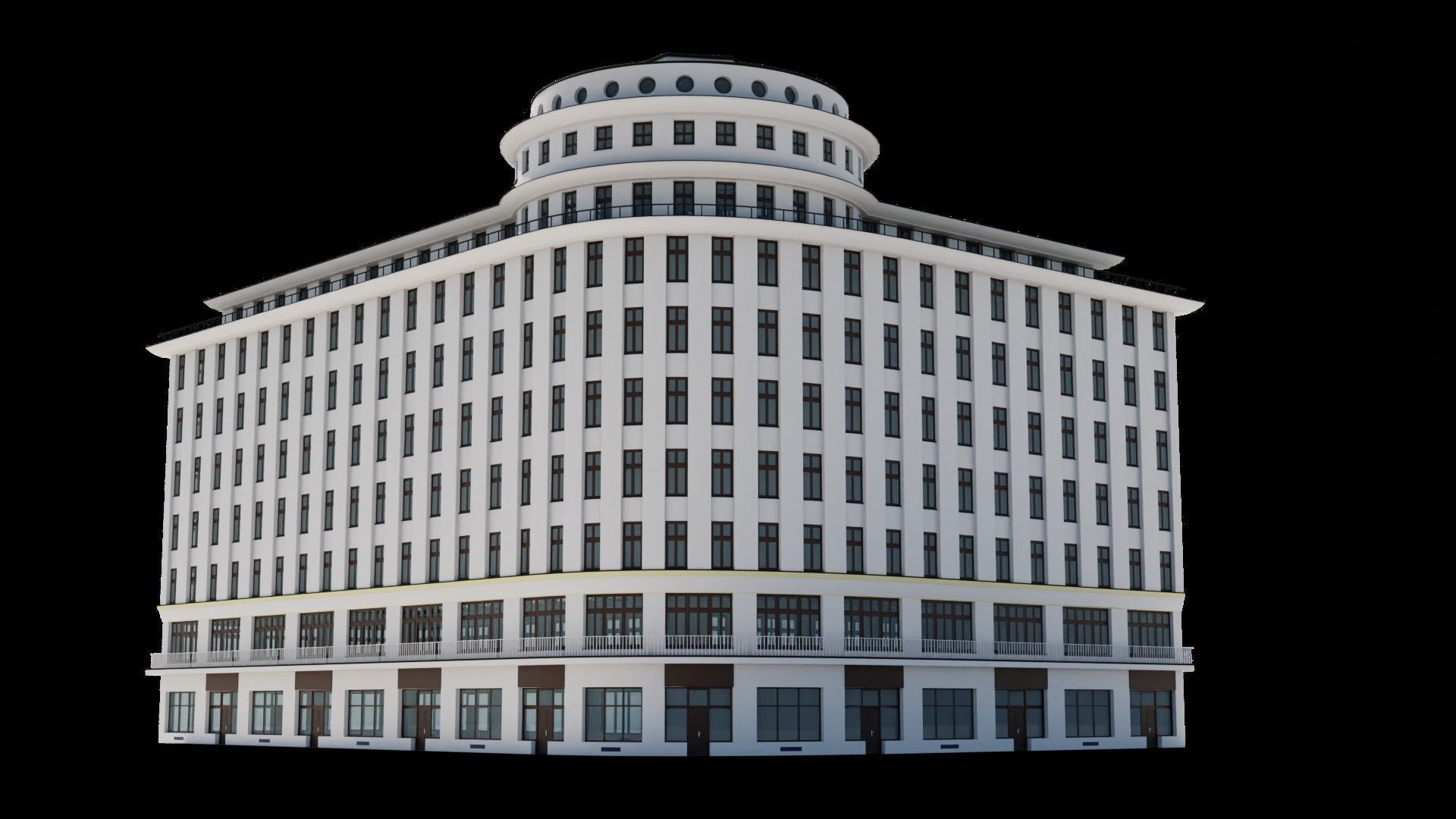 Fresh Look at 3D Model Eastern European Building 002 Vr Ar Low Poly