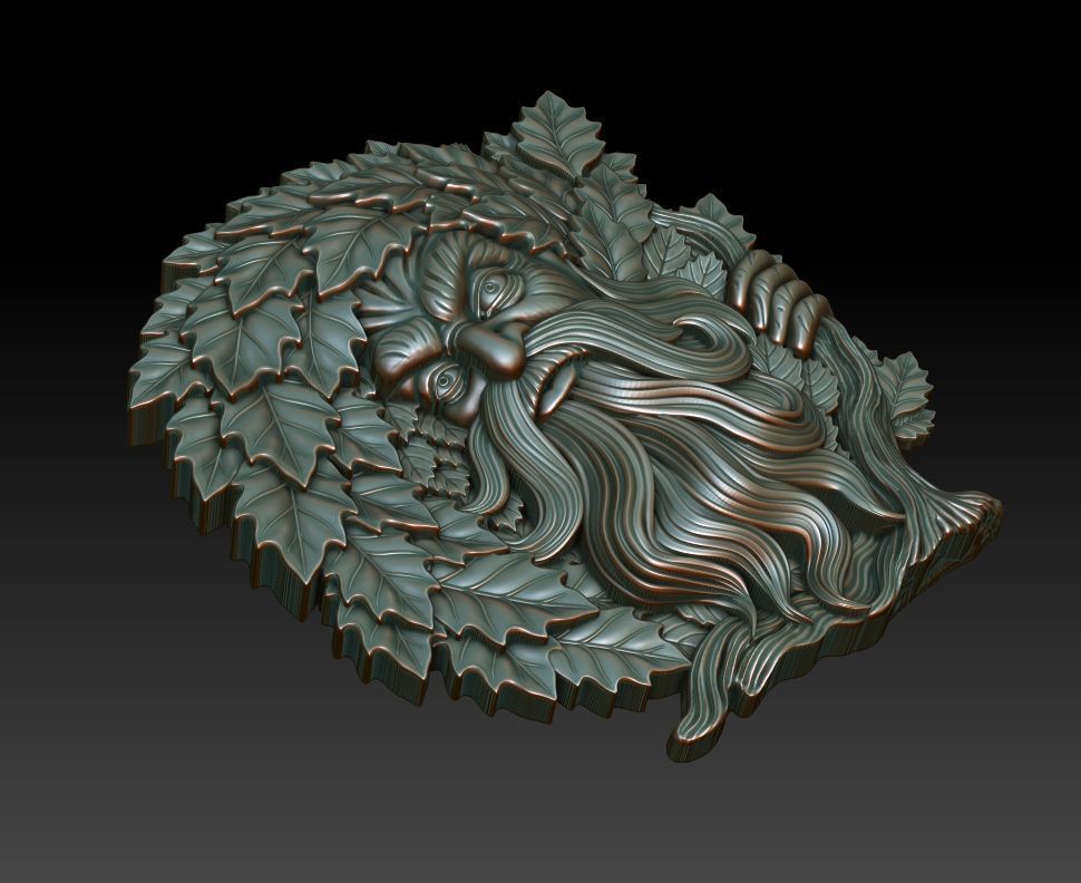 Greenman 13 3D print model_1