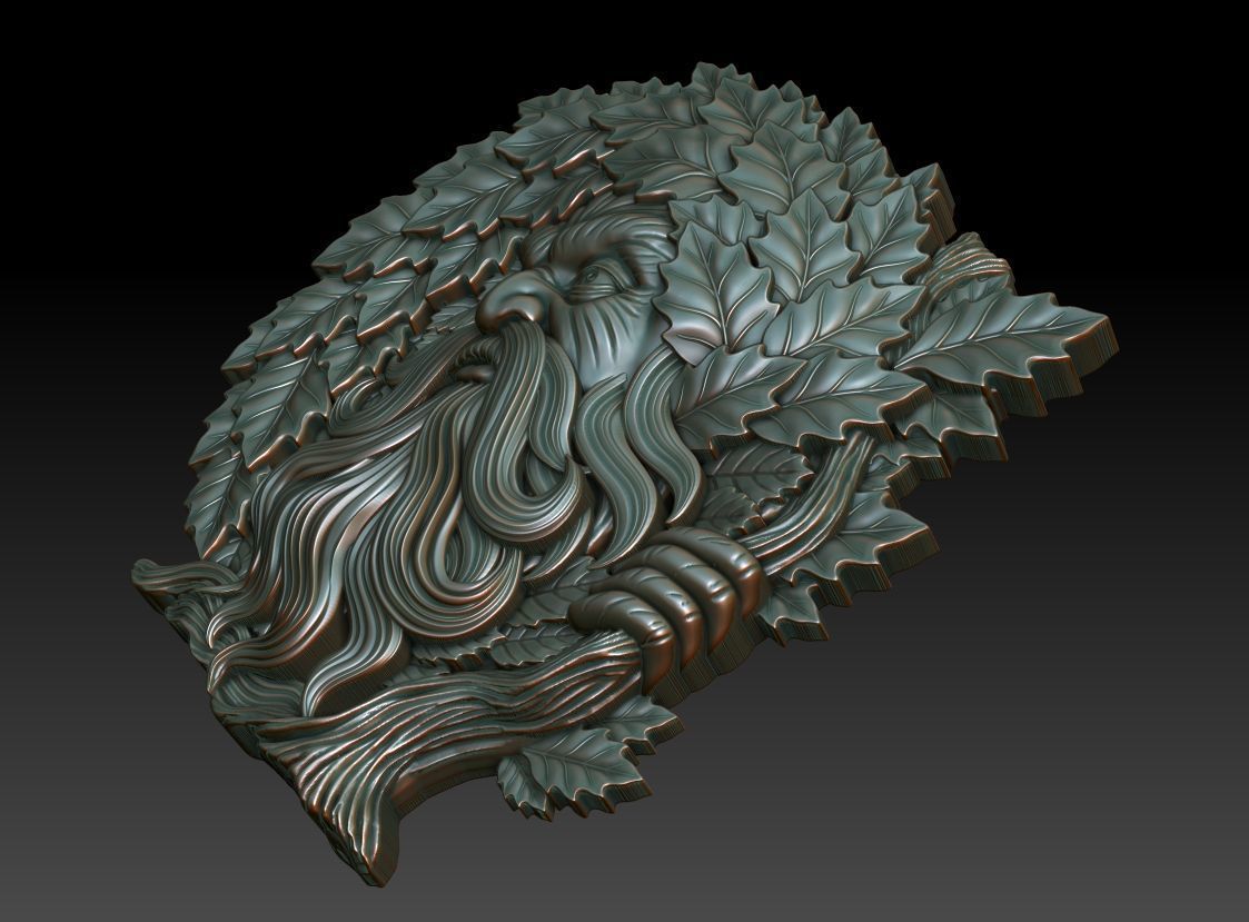 Greenman 13 3D print model_6