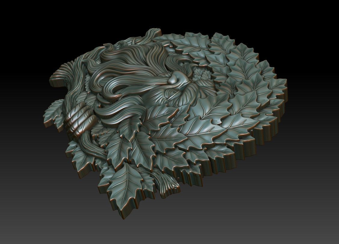 Greenman 13 3D print model_8