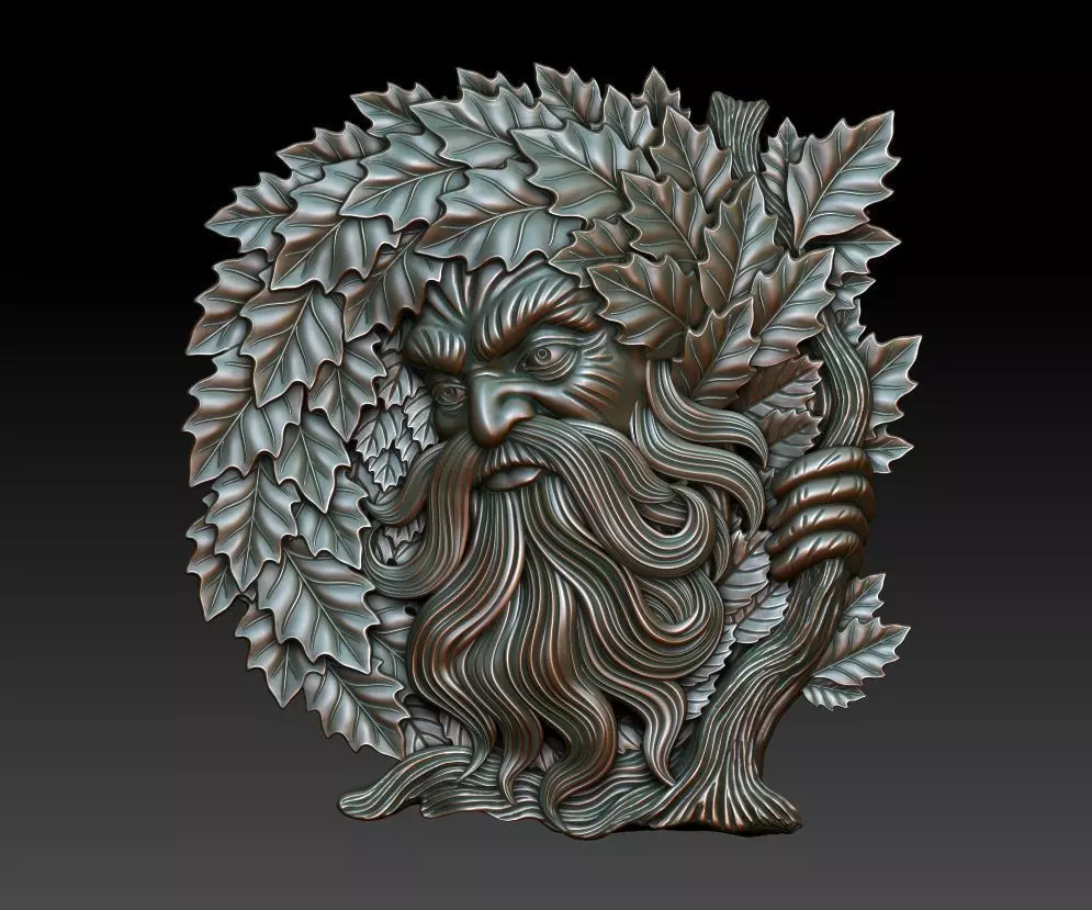 Greenman 13 3D print model_0