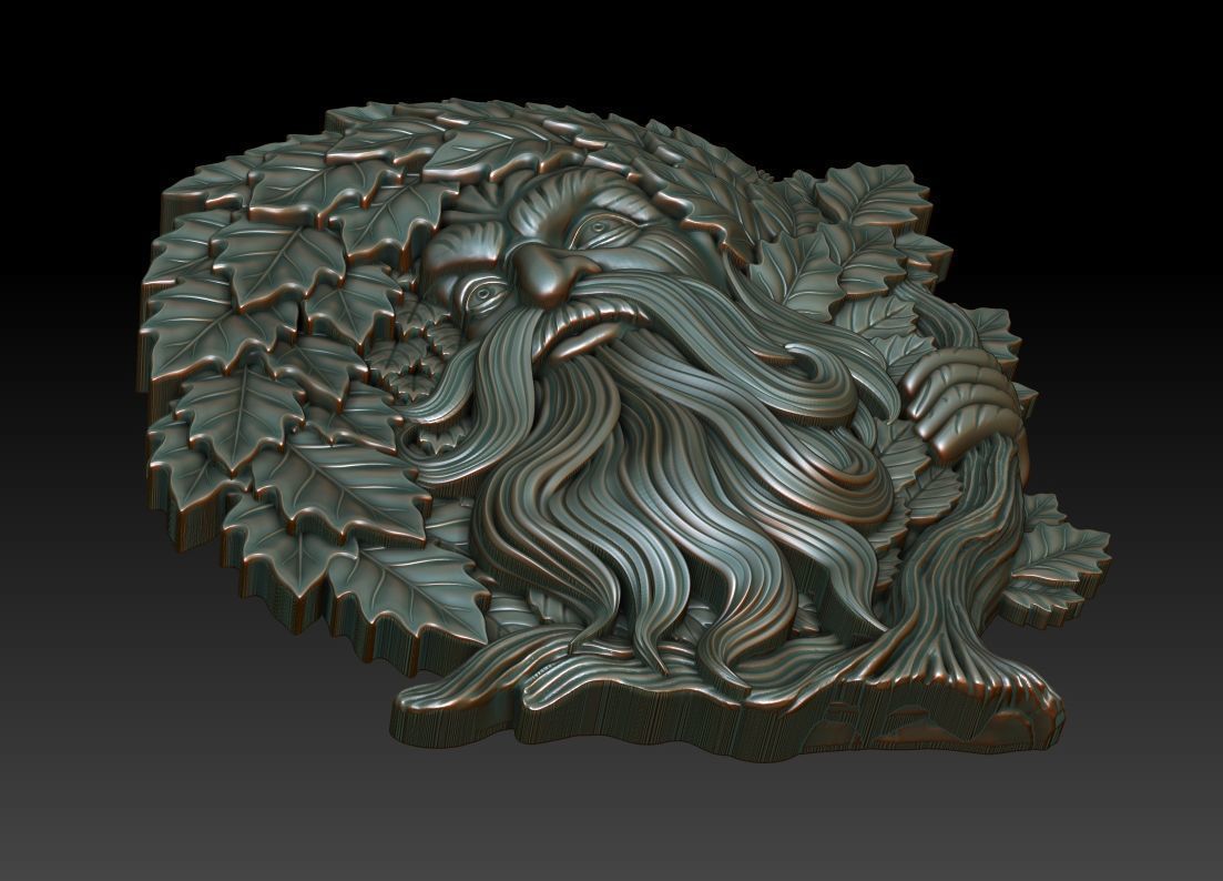 Greenman 13 3D print model_2