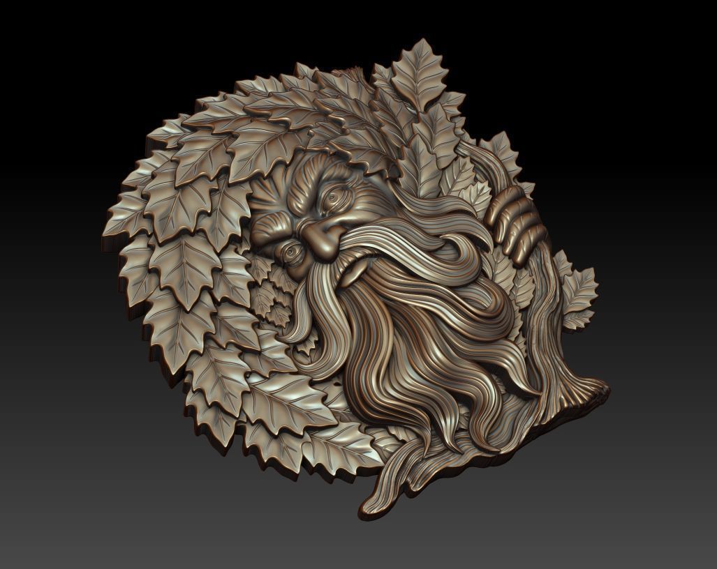 Greenman 13 3D print model_12