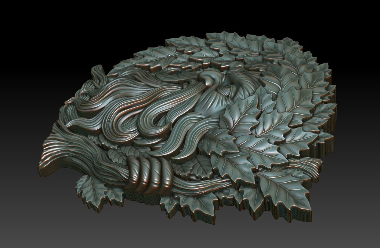 Greenman 13 3D print model_7