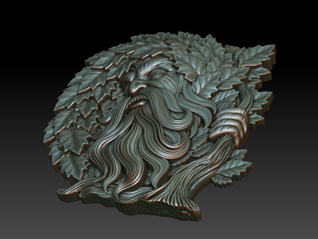 Greenman 13 3D print model_5
