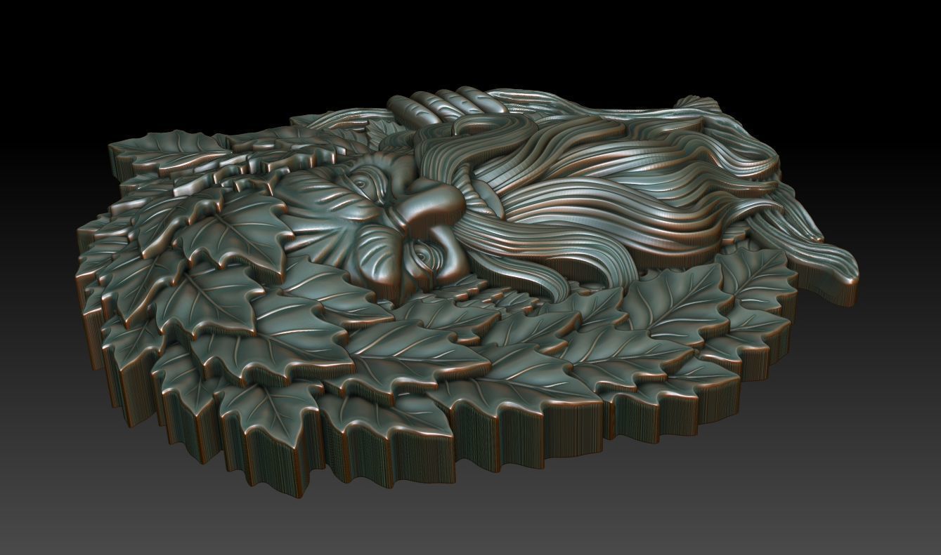 Greenman 13 3D print model_10