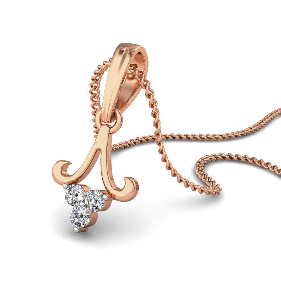 Light wt Diamond Charms Pendant 3dm stl render Detail 3D print model_8