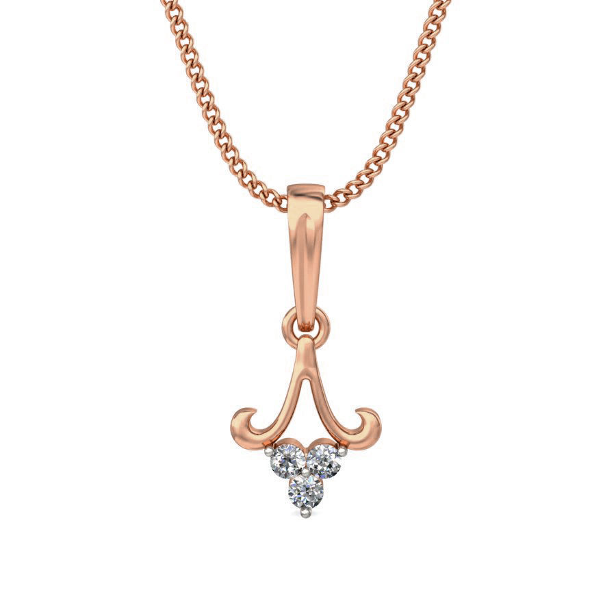 Light wt Diamond Charms Pendant 3dm stl render Detail 3D print model_7