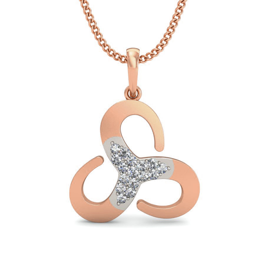 Light wt Diamond Charms Pendant 3dm render Detail 3D print model_1