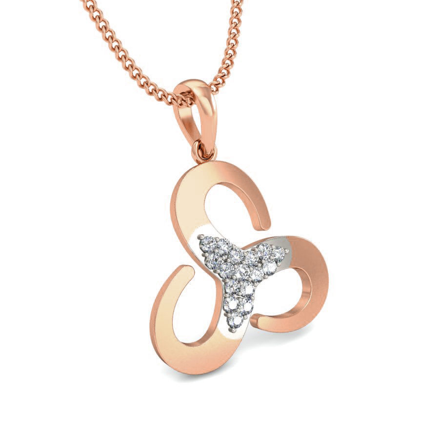 Light wt Diamond Charms Pendant 3dm render Detail 3D print model_4